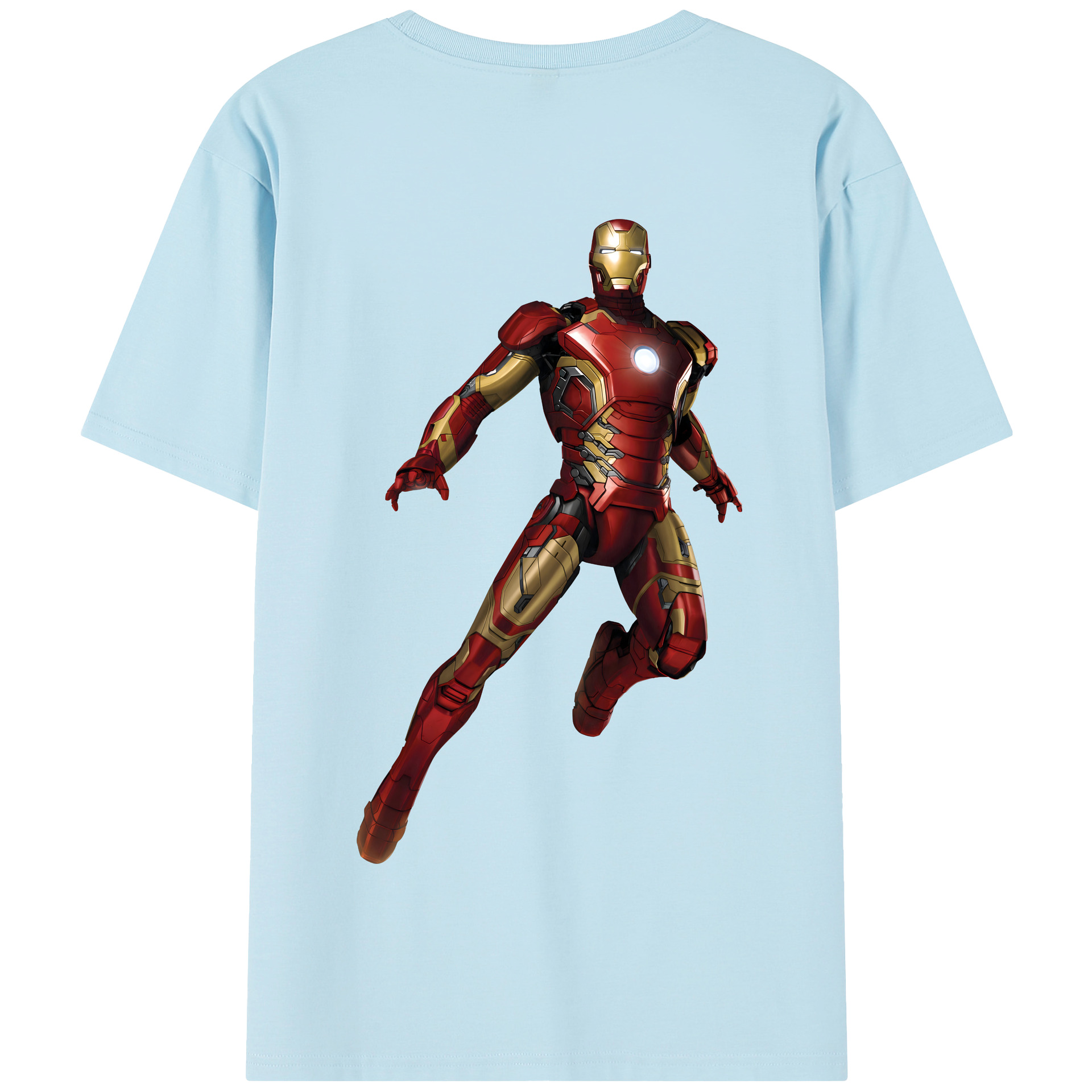 （画像用） アベンジャーズ The Avengers 綿100％半袖Tシャツ（背面プリント）